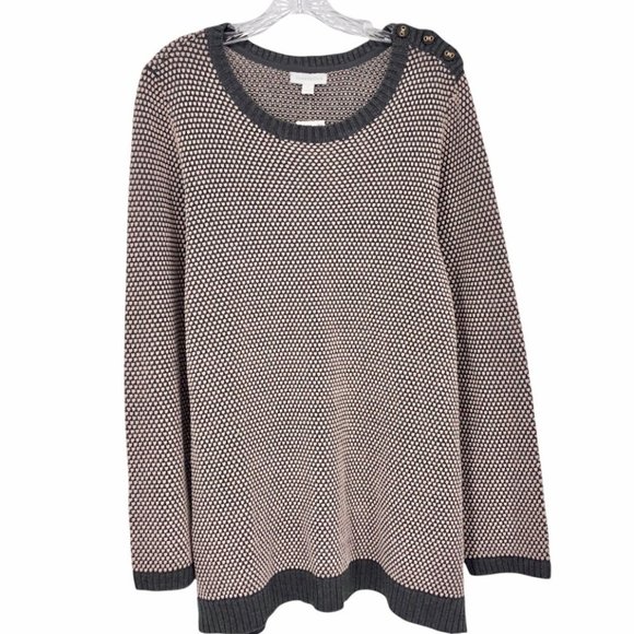 Charter Club Ribbed Button Detailed Sweater NWT 3X - Picture 13 of 13